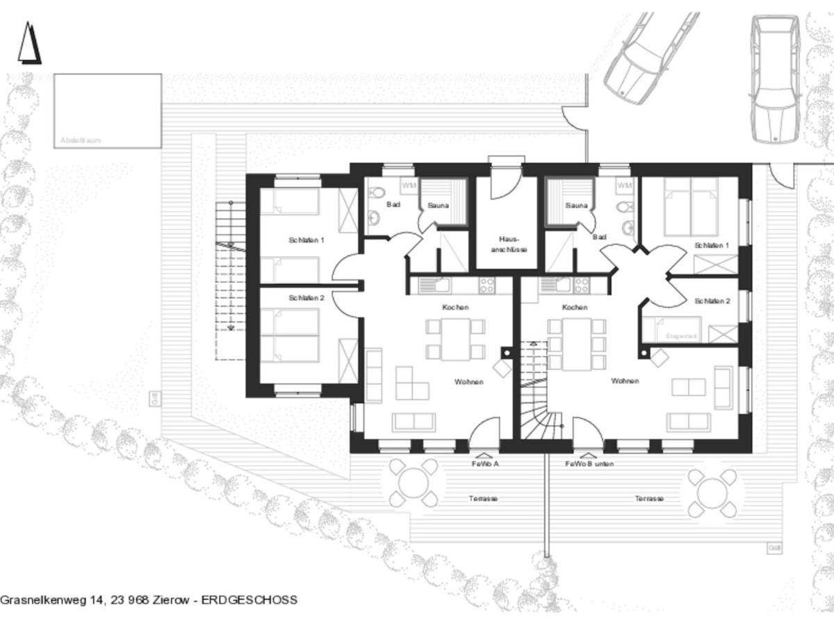 5-Bedroom Holiday Home In Zierow With Garden Ruang foto